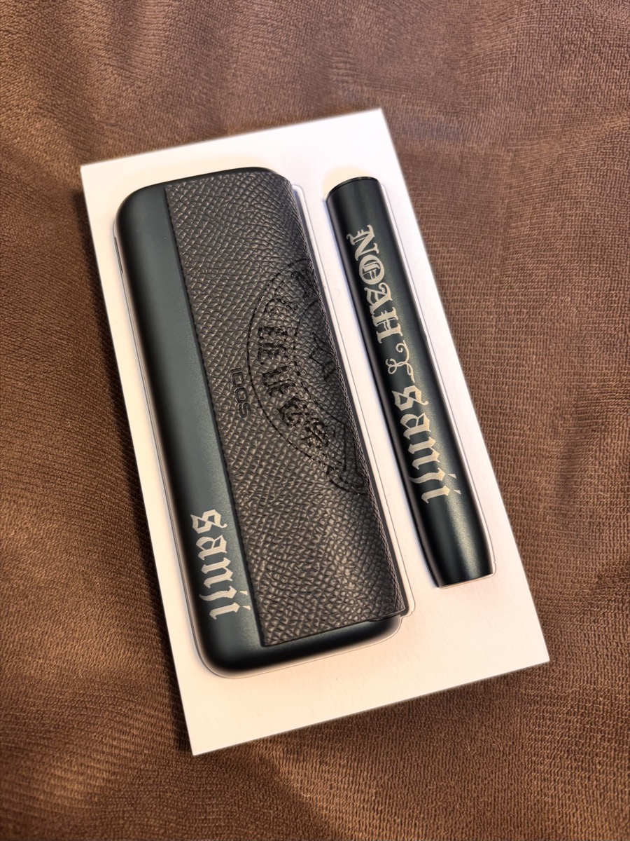 IQOS刻印 ペア 名前入り ゴシック体